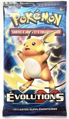 Pokémon TCG: XY-Evolutions Sleeved Booster Pack (Raichu)